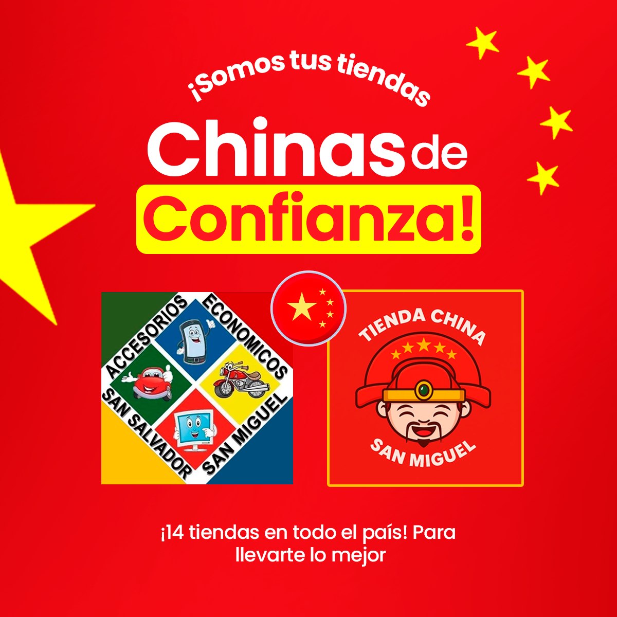 Somos tus tiendas chinas de confianza: Accesorios Económicos y Tienda China San Miguel