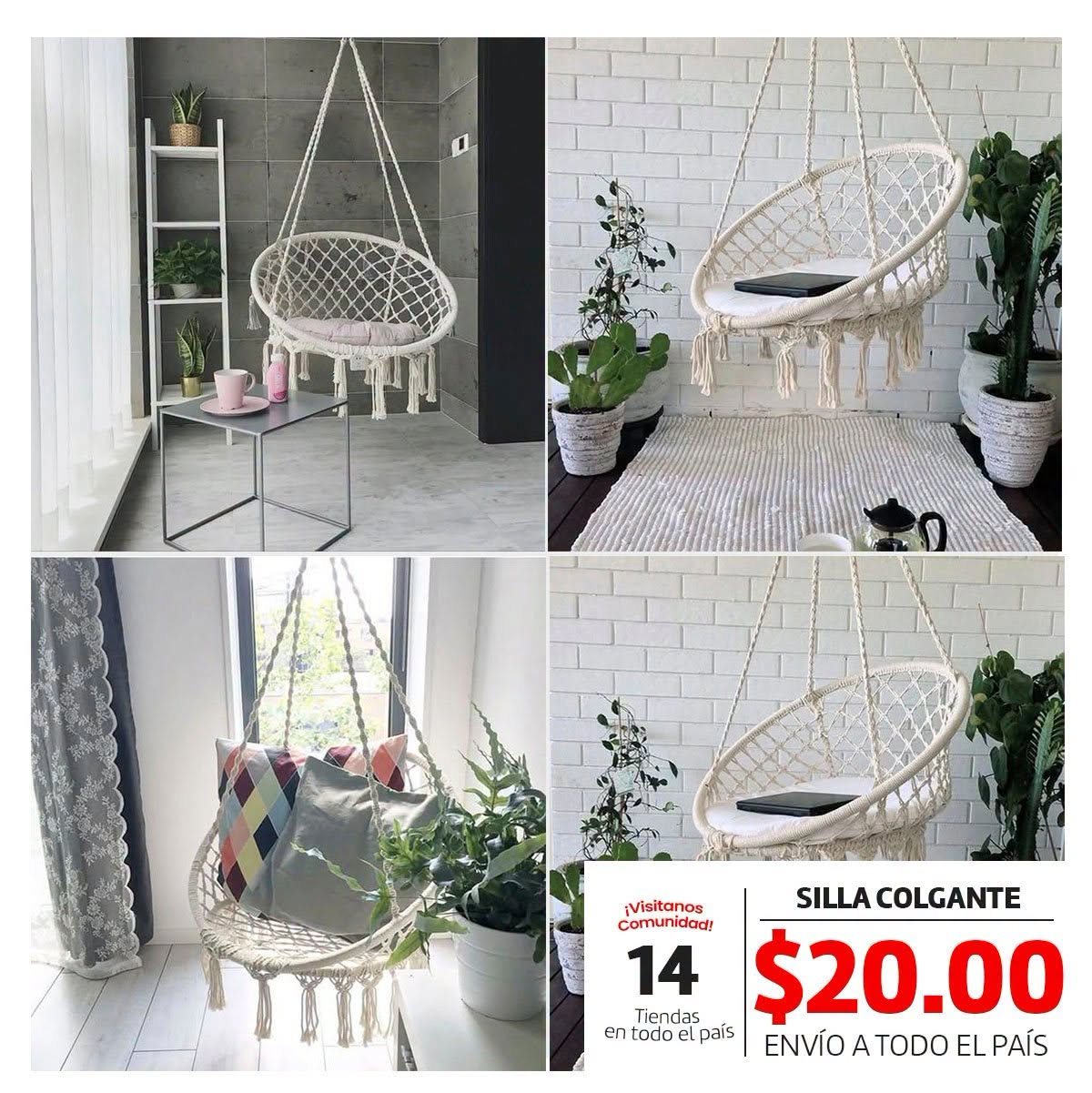 Fotografía real de Silla colgante
